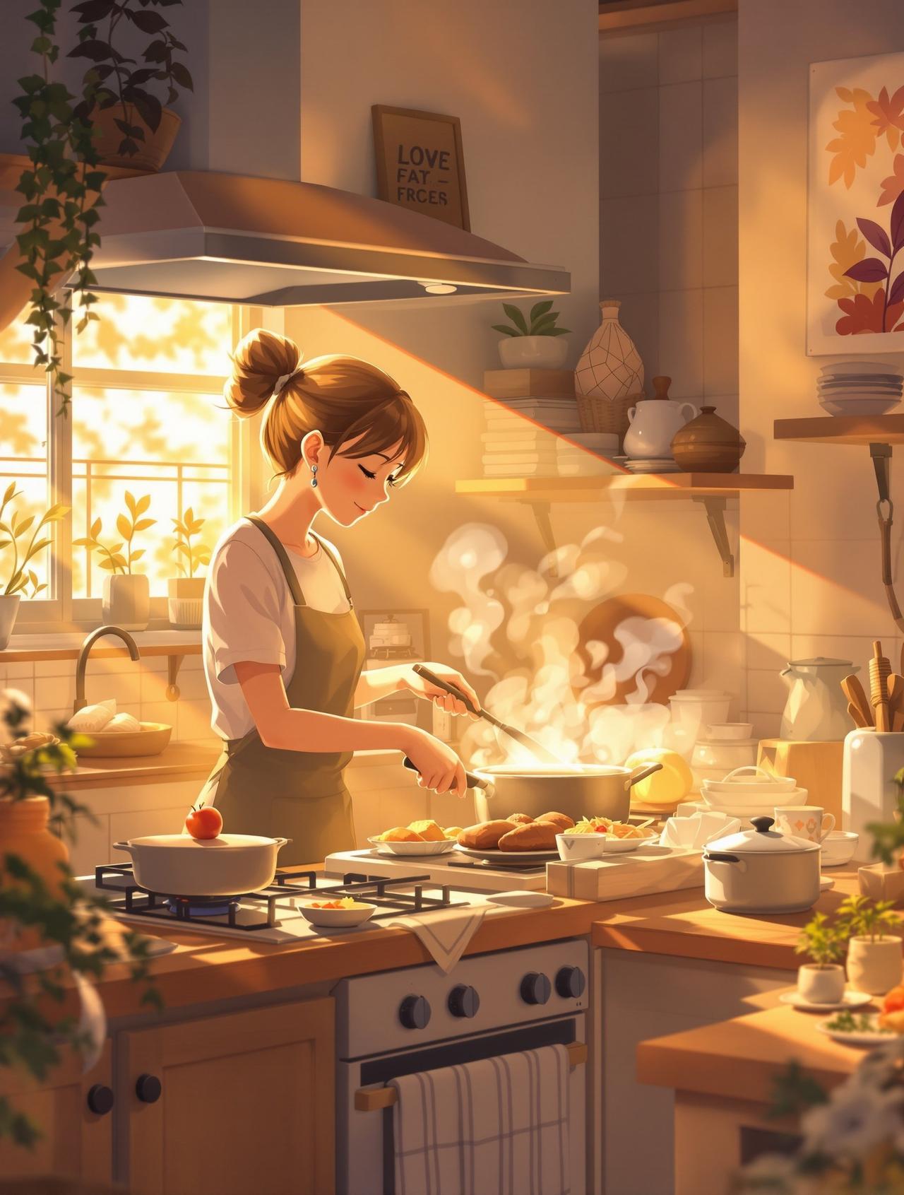 百合ai短剧 - 妈妈的厨房 百合ai短剧作品 - 妈妈的厨房,温情家庭题材动漫短剧